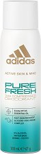 Adidas Pure Fresh 24H Compressed Deodorant - 