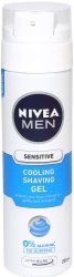 Nivea Men Sensitive Cooling Shaving Gel - пяна