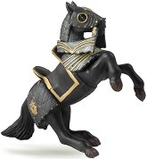 Фигурка на конят на рицаря с черната броня Papo - фигура