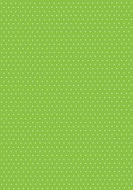 Двустранен картон за скрапбукинг Heyda - Светло зелен на точки