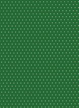 Двустранен картон за скрапбукинг Heyda - Тъмно зелен на точки