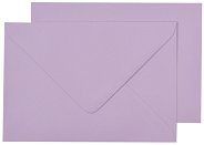 Пощенски пликове - Пастелно светло лилав - Комплект от 25 броя