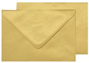 Пощенски пликове с перлен ефект Слънчоглед - Златен