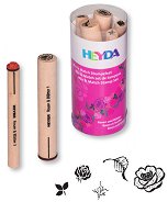 Гумени печати Heyda - Рози и листа - 