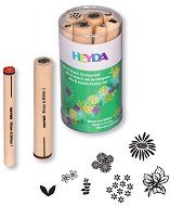 Гумени печати Heyda - Цветя и листа - продукт