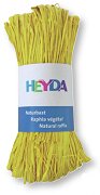 Натурална рафия Heyda - Светло жълта