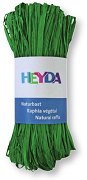 Натурална рафия Heyda - Ябълково зелена