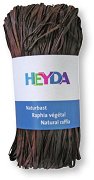 Натурална рафия Heyda - Кафява