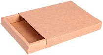 Правоъгълна кутия от крафт картон Слънчоглед