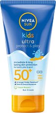 Nivea Sun Kids Ultra Protect & Play Sun Cream SPF 50+ - продукт