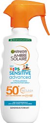 Garnier Ambre Solaire Kids Sensitive Advanced SPF 50+ - мокри кърпички