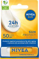 Nivea Sun Protect Caring Lip Balm - SPF 30 - гел