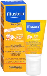 Mustela Very High Protection Sun Face Lotion SPF 50+ - крем