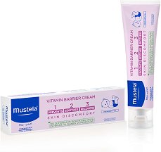 Mustela Bebe 123 Vitamin Barrier Cream - маска