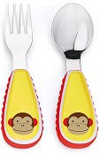 Детски метални прибори за хранене маймунката Маршъл - Skip Hop - продукт