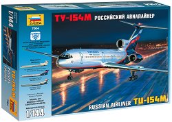 Руски пътнически самолет - Ту-154M - макет