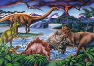 Игрище за динозаври - пъзел