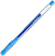 Светло синя гел химикалка Uni-Ball Fine 0.7 mm