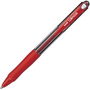 Червена автоматична химикалка Uni-Ball Laknock Medium 1 mm