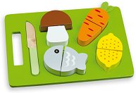 Дървени храни за рязане Andreu Toys - Обяд - играчка