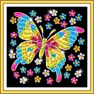 Направи сама картина с пайети KSG Crafts - Пеперуда - творчески комплект