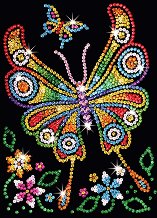 Декорирай сама с пайети Sequin Art - Пеперудата Амбър - творчески комплект