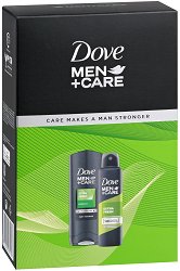 Подаръчен комплект за мъже - Dove Extra Fresh - крем