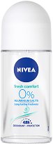 Nivea Fresh Comfort Deodorant Roll-On - пудра