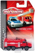 Метална количка Majorette - Пожарникарски камион - играчка