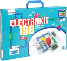 Образователен конструктор Miniland Educational - Electrokit 198 - играчка