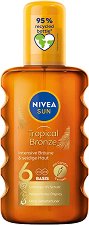Nivea Tropical Bronze Oil Spray SPF 6 - мляко за тяло