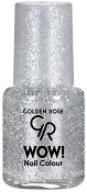 Golden Rose Wow Nail Color Glitter - Лак за нокти с глитерни частици - лак