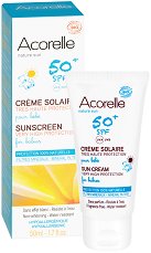 Acorelle Nature Sun Sunscreen for Babies - SPF 50 + - 