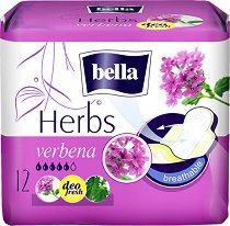 Bella Herbs Verbena Deo Fresh - мокри кърпички