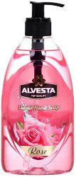 Alvesta Liquid Hand Soap Rose - четка