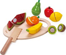 Дървени плодове за рязане Classic World - детски аксесоар