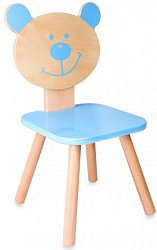 Детско дървено столче Classic World - Мече - 