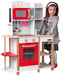 Детска дървена кухня Woodyland - Уенди - играчка