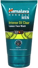 Himalaya Men Intense Oil Clear Lemon Face Wash - Интензивно почистващ гел за лице с лимон за мъже - гел