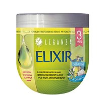 Leganza Elixir Hair Cream Mask With Collagen And Olive Oil - лосион