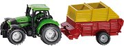 Трактор с ремарке за товар - Deutz - кутия за храна