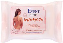 Интимни мокри кърпички Event - душ гел