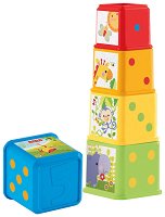 Кула от формички за подреждане - играчка