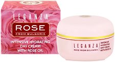 Leganza Rose Intensively Hydrating Day Cream with Rose Oil - лосион