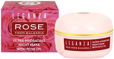 Leganza Rose Ultra-Hydrating Night Mask with Rose Oil - крем