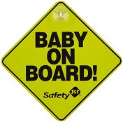 Табела с надпис Бебе в колата Safety 1st - залъгалка