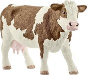 Фигурка на крава Симентал Schleich - играчка
