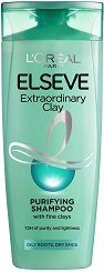 Elseve Extraordinary Clay Purifying Shampoo - четка