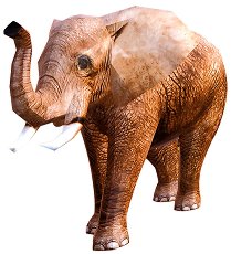 Хартиен свят: Слон - играчка