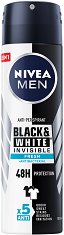 Nivea Men Black & White Invisible Fresh Anti-Perspirant - ролон